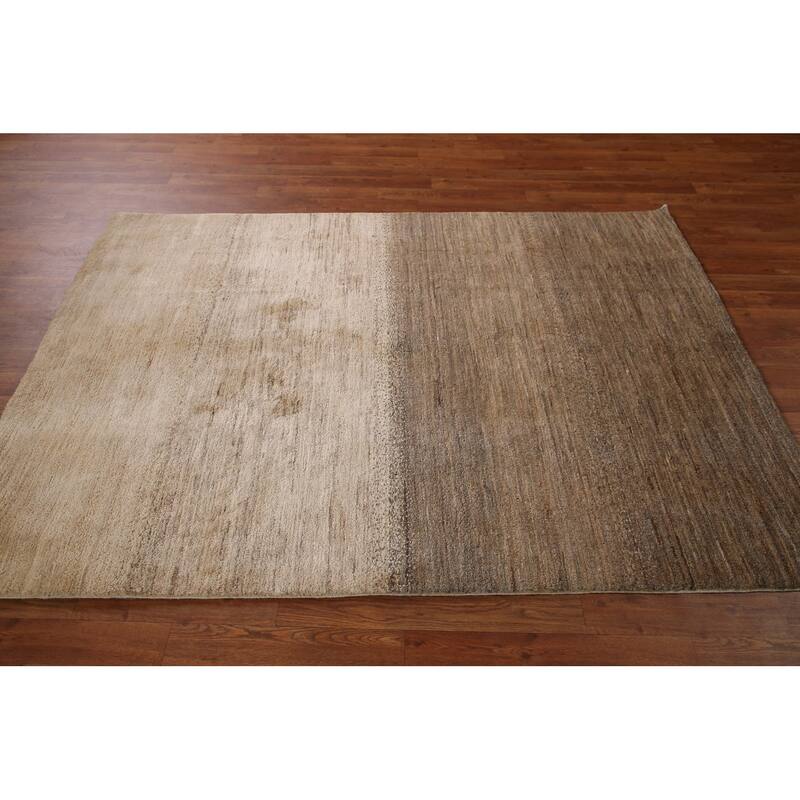 Gabbeh Kashkoli Area Rug Hand-knotted Wool Carpet - 4'7"x 5'6"