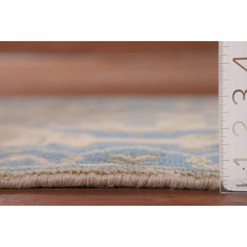 Oushak Oriental Runner Rug Hand-Knotted Wool Carpet - 2'7"x 7'10"