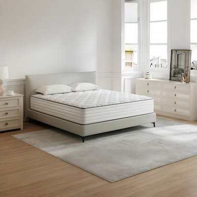 SweDrea 10 in. Medium Firm Cooling Gel Memory Foam Hybrid Mattress with Breathable Comfort, CertiPUR-US Certified