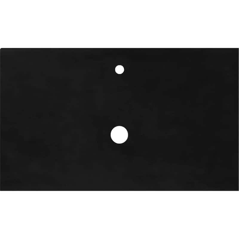 Native Trails VT36-V-NS-1 NativeStone 36" Stone Composite Vanity Top - Charcoal