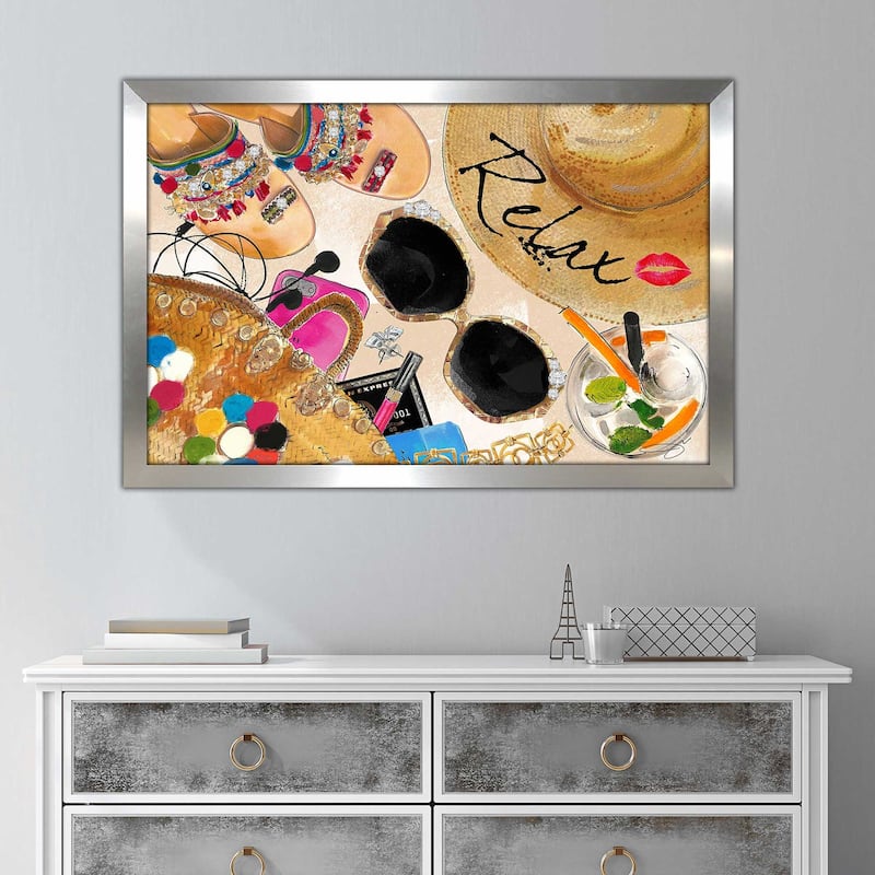 "Her Beach Day" by Jodi Print on Acrylic