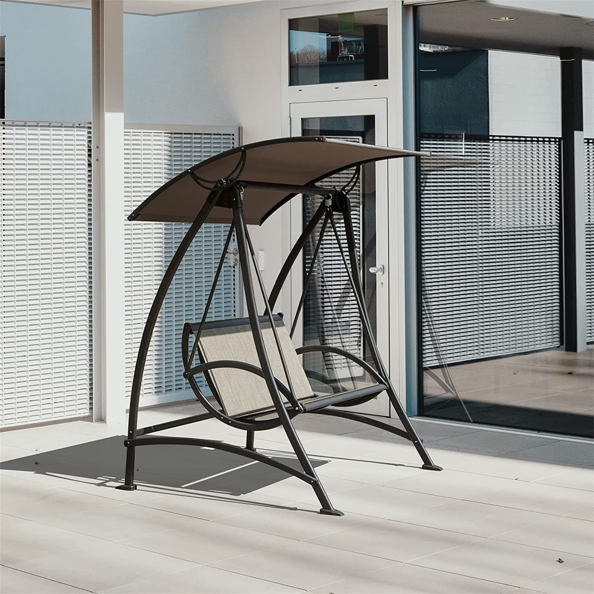 Two seater store patio swing