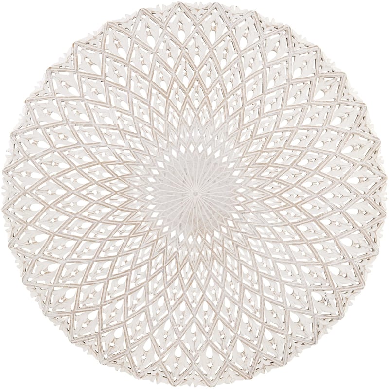 Livabliss Ionian Global Wall Carving - White