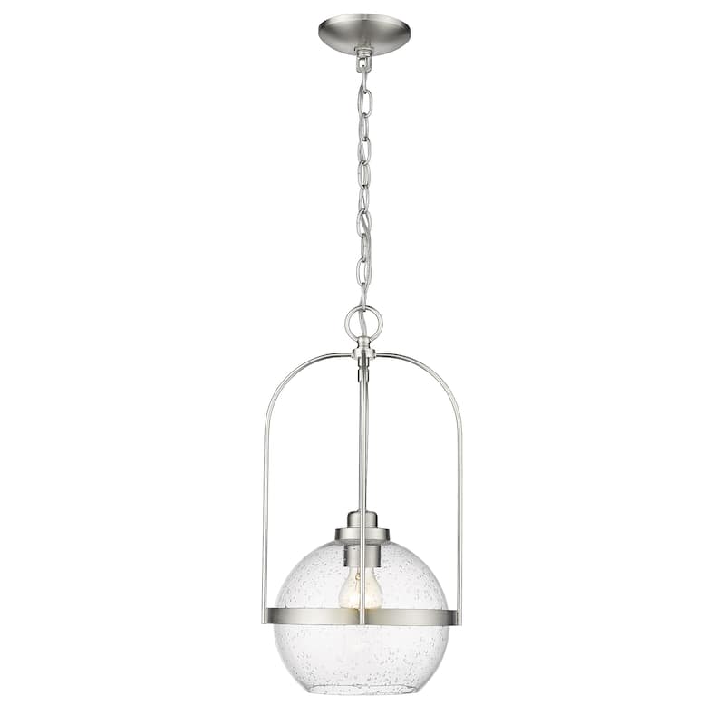 Devonshire 1-light Pendant w/ Clear Seeded Glass