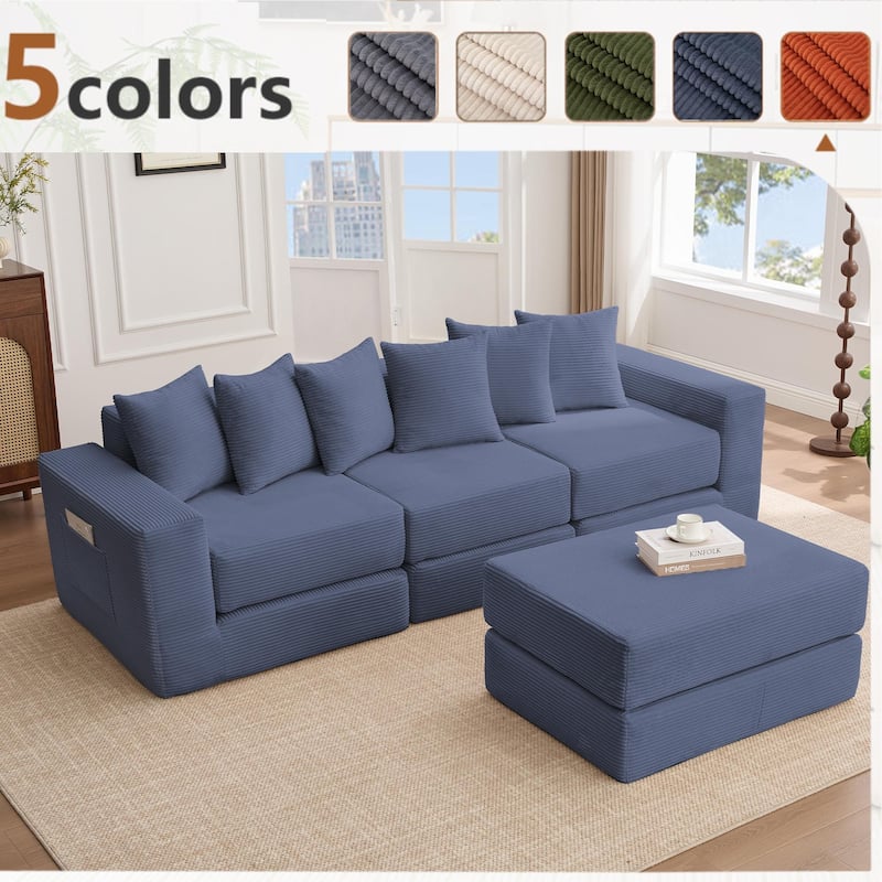 10-in-1 Convertible Sofa Sectional
