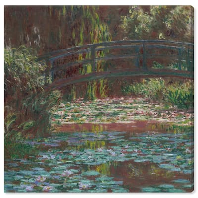 Water Lily Pond Canvas by Art Remedy, Gallery Wrapped