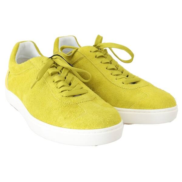 Shop Yellow Leather Mens Casual Men S Sneakers Overstock 25578495