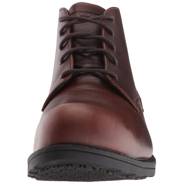 steel toe chukka work boots