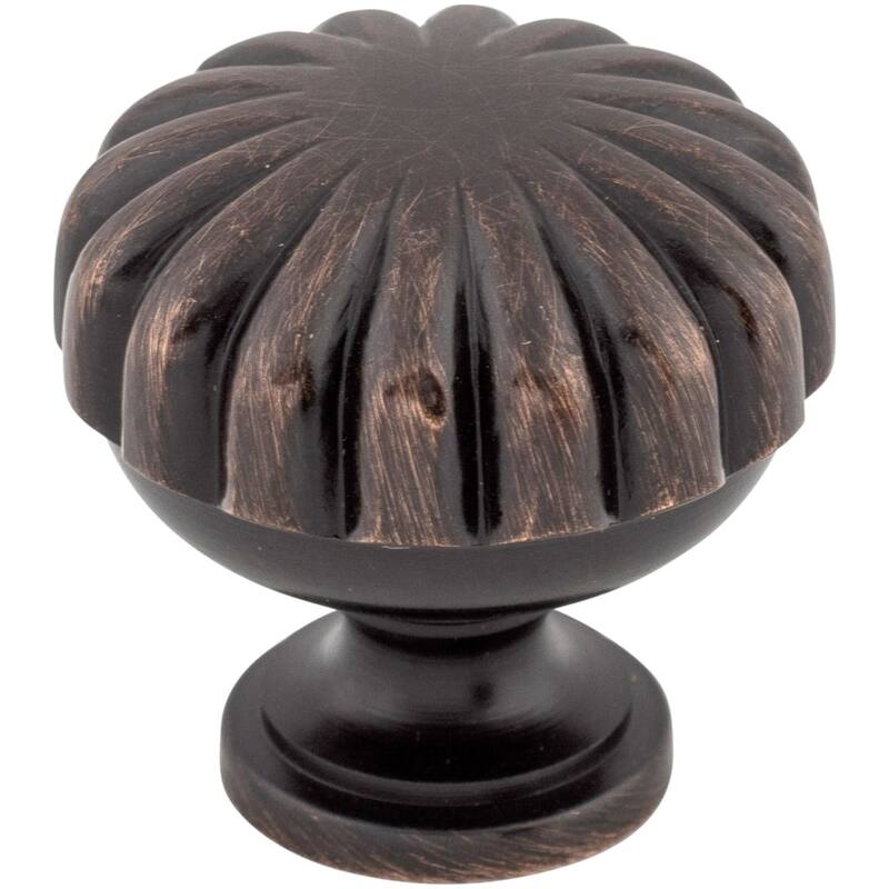 Top Knobs Melon 1-1/4 Inch Mushroom Cabinet Knob from the Somerset II - Tuscan Bronze