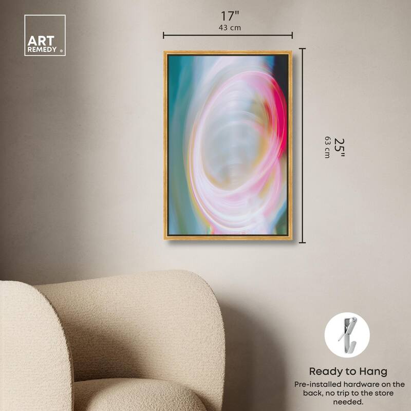 Swirling Light III Canvas by Art Remedy