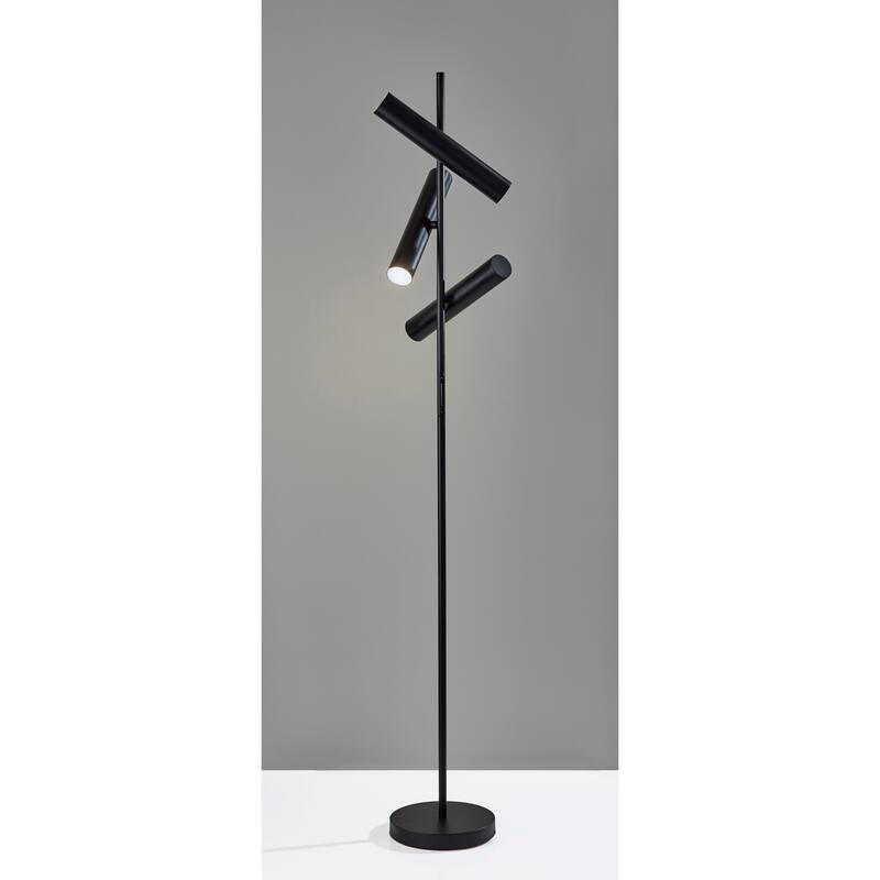 Greer LED Floor Lamp - Black