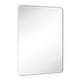 preview thumbnail 67 of 123, TEHOME Kengston Modern & Contemporary Rectangular Bathroom Vanity Mirror 36'' x 48'' - Chrome