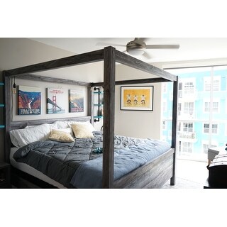 Shop Baystorm Canopy Poster Bed On Sale Overstock 27175804