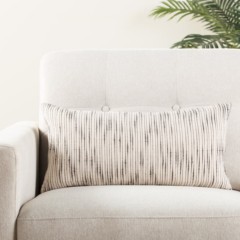 The Curated Nomad Otis Stripe Lumbar Pillow