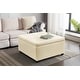 preview thumbnail 3 of 24, Porthos Home Jara Faux Leather Flip Top Square Storage Ottoman