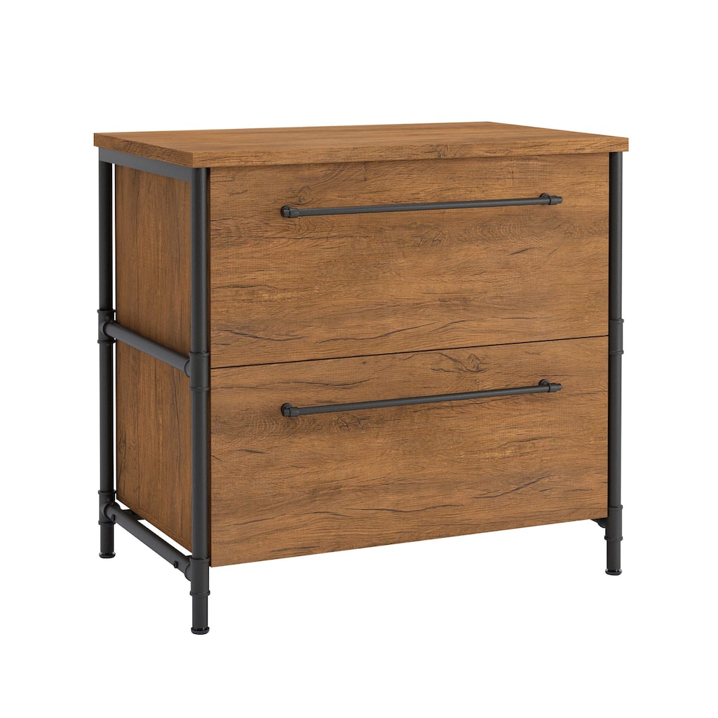 Lateral File, File Cabinet , Office Storage Cabinet Brown finish