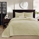 preview thumbnail 21 of 101, Madison Park Mansfield Reversible Bedspread Set Yellow - Full