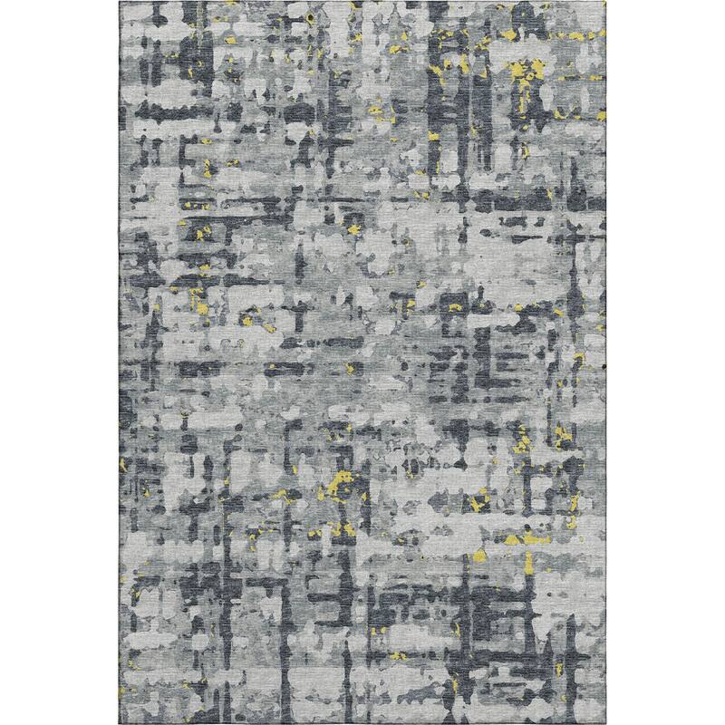 Premium Washable Super Soft Abstract Plaid Mayfield Rug
