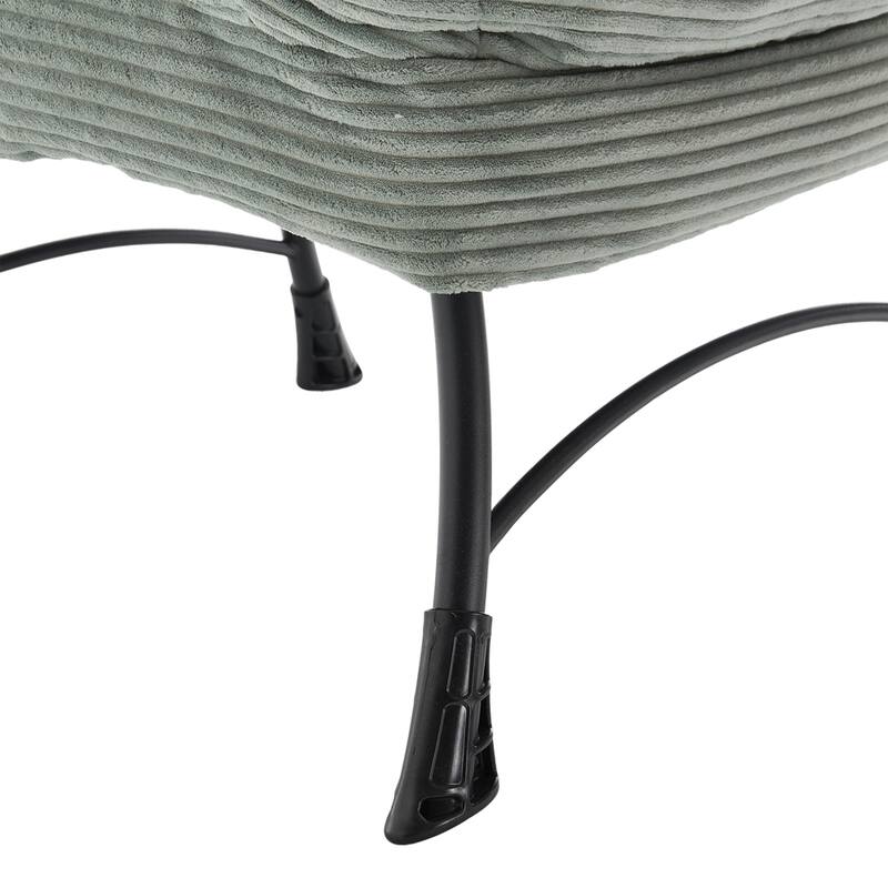 Modern Lounge Accent Chair with Armrests and a Side Pocket