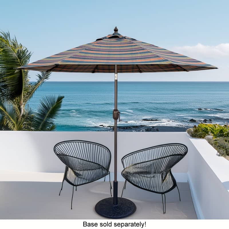 Tropishade 7.5' Market Umbrella with Sunbrella 58044 Connect Twilight