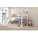 preview thumbnail 3 of 14, Pine Wood Twin Bunk Bed, Convertible Slide, Sturdy Ladder, Safe Design