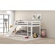 preview thumbnail 3 of 6, Twin over Twin Bunk Bed with Convertible Slide and Ladder