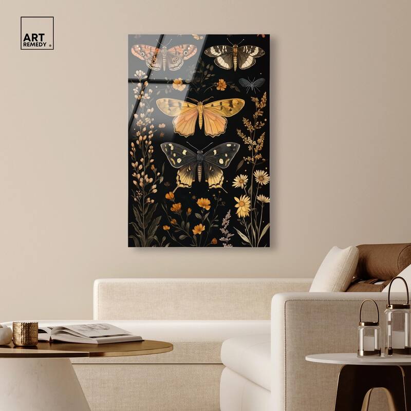Winged Visitors II Acrylic by Art Remedy, Ready to Hang