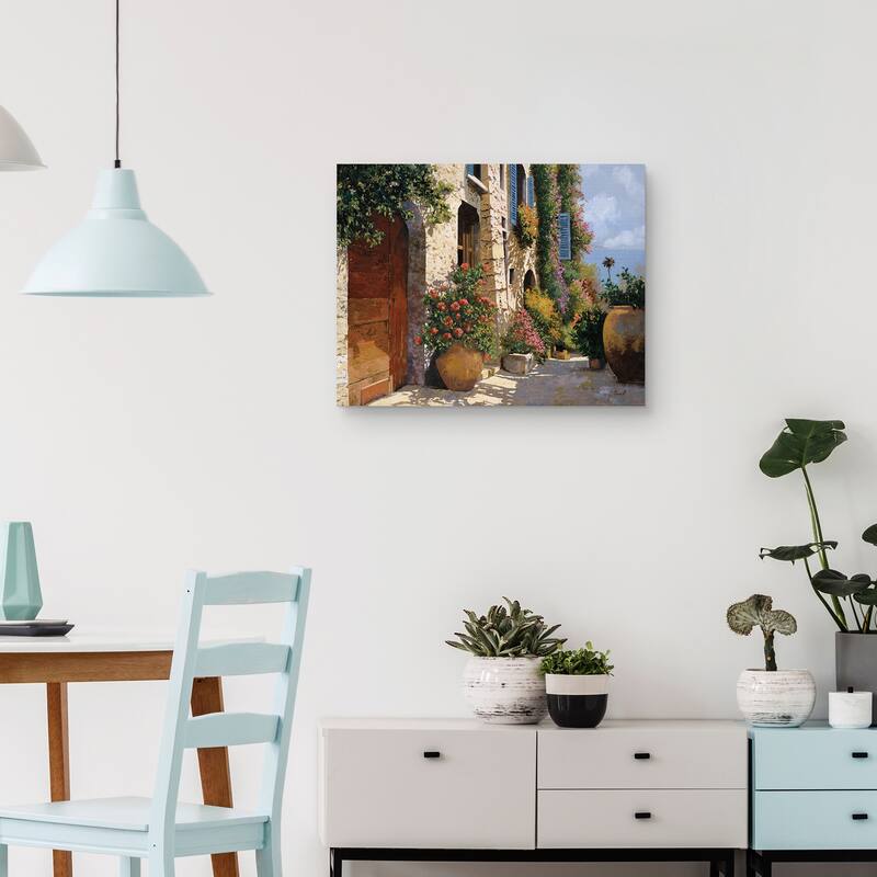 La Bella Strada by Guido Borelli Canvas Art Print