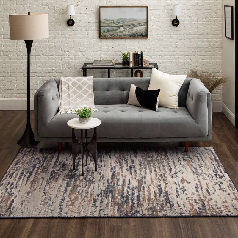 Mohawk Home Talcott Abstract Stripe Area Rug