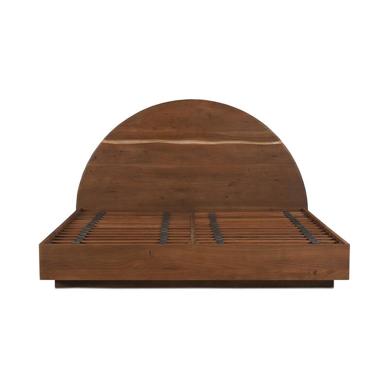 NADAAL STUDIOS Wilder, Wooden Bed With Arched Headboard