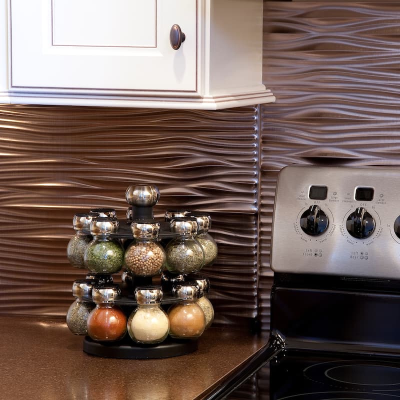 FASÄDE Waves Decorative Vinyl Backsplash Panel
