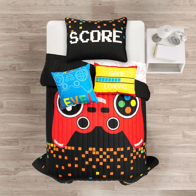 Lush Decor Video Games Kids 5-piece Quilt Set