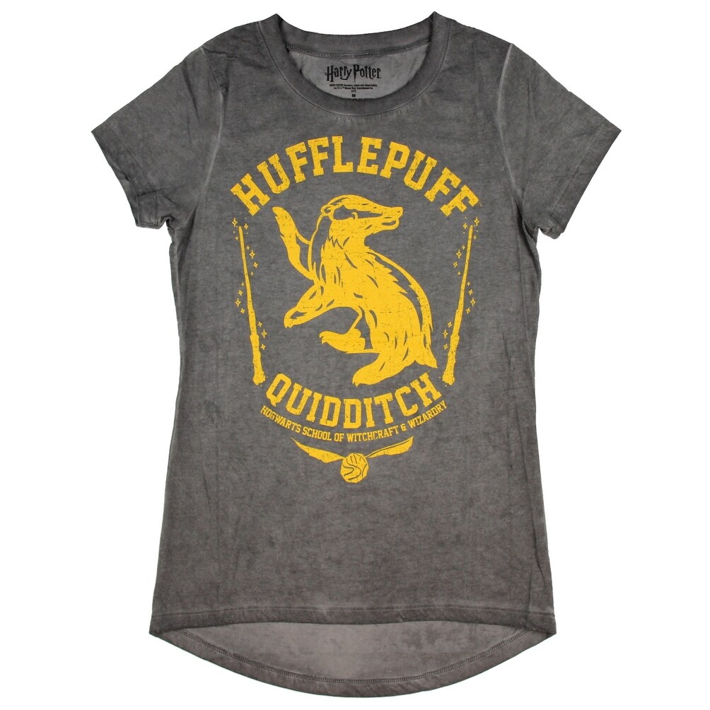 Shop Bioworld Harry Potter Hufflepuff Quidditch Juniors Oil Washed