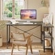 preview thumbnail 28 of 113, Small L Shaped Desk with Storage Shelves Corner Computer Desk