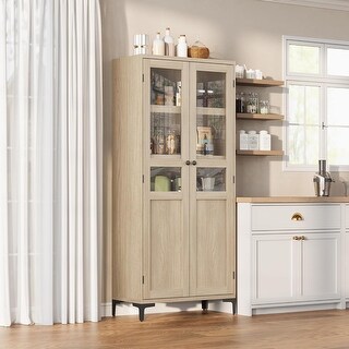 63 Inch Tall Storage Cabinet, 5 - Tier Kitchen Pantry Cabinet
