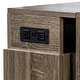 preview thumbnail 27 of 33, 118.11" Modern Wood Multifunctional Extendable Dining Table with Outlet and Storage