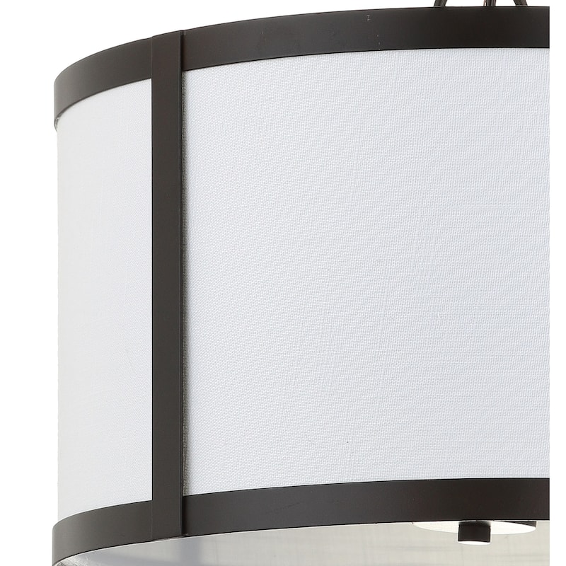 Loop 17" Metal LED Pendant Light, by JONATHAN Y