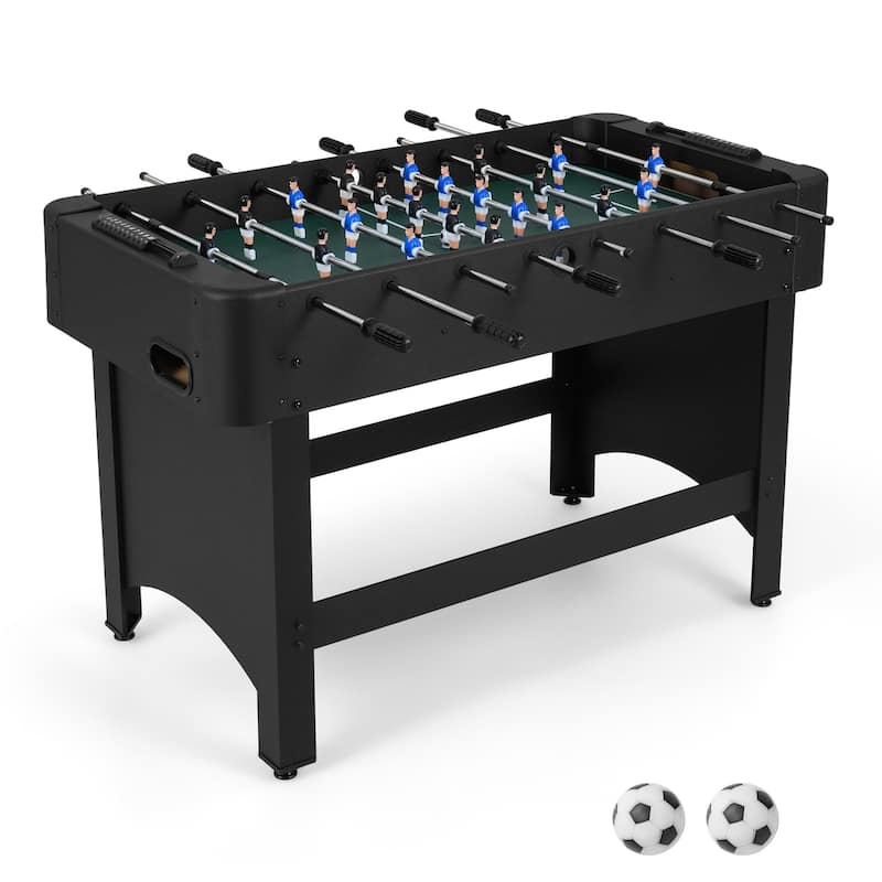 Gymax 47'' Competition Full Size Soccer Game Table w/22 Players 2 - Black