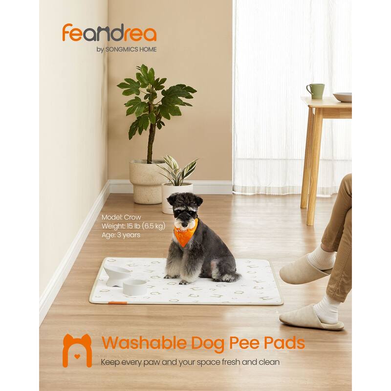 Washable Pee Pads for Dogs, 2 Pack, Reusable, High Absorbency, Leakproof Protection