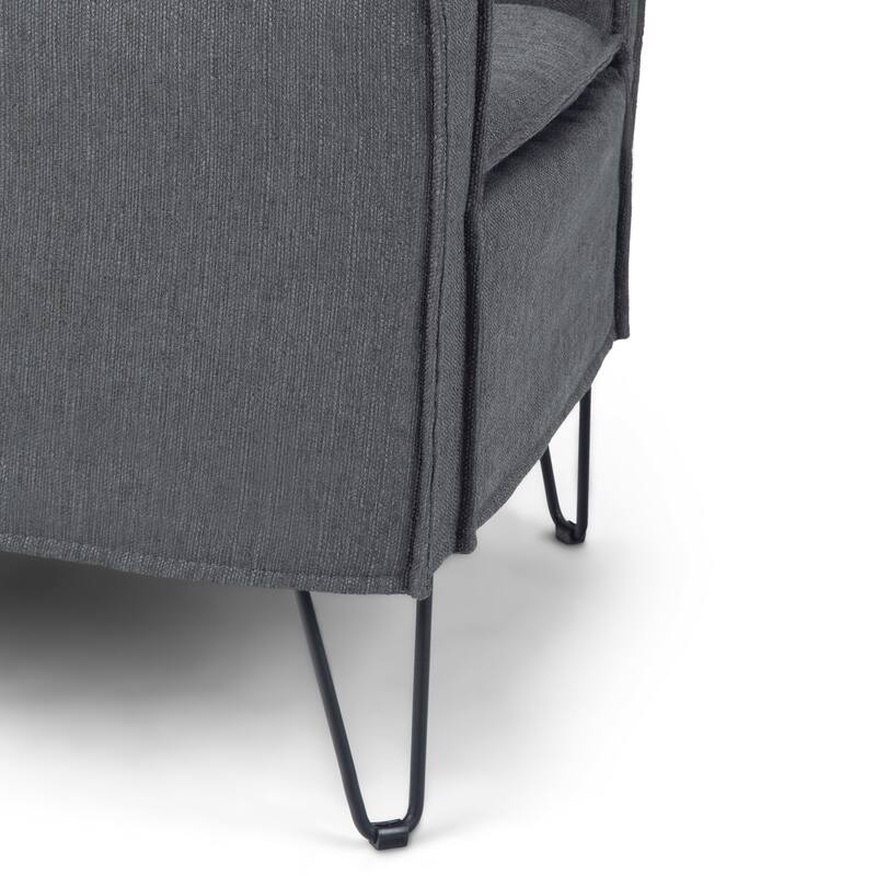 WYNDENHALL Edward 28 inch Wide Mid Century Modern Accent Chair - 28 x 30.3 x 33.1