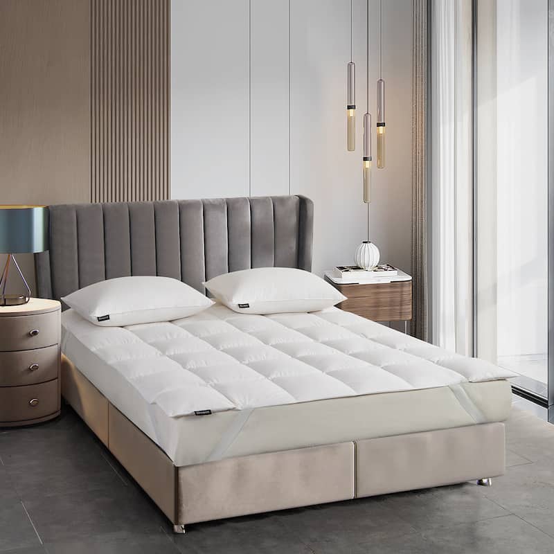 Beautyrest Tencel White Down Mattress Topper - Queen
