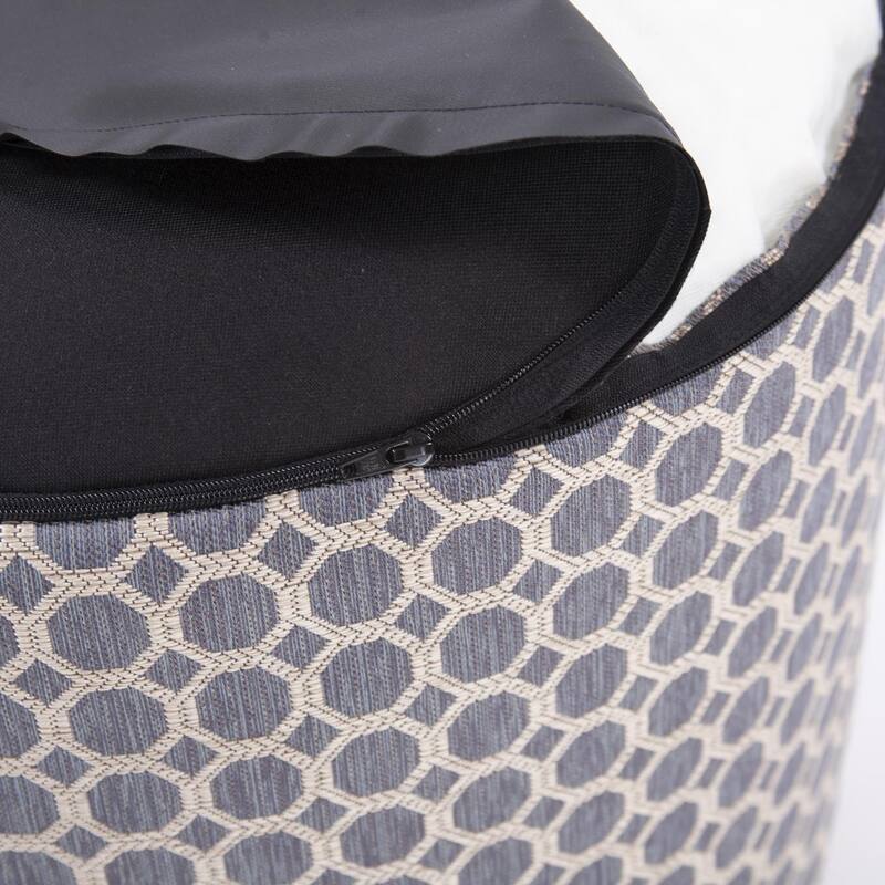 Allan Andrews Contemporary Foot Pouf, Pyth Collection