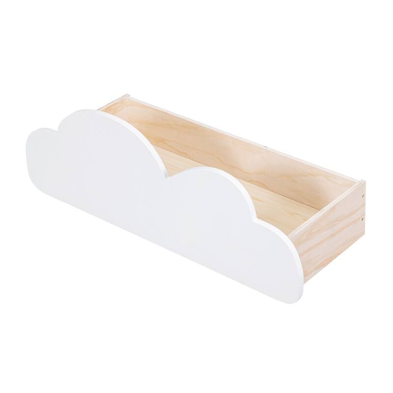Twin Size Bed with Clouds
