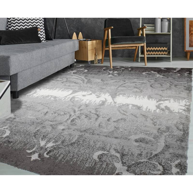 Noori Rug Monaco Sierra High-low Floral Scroll Area Rug