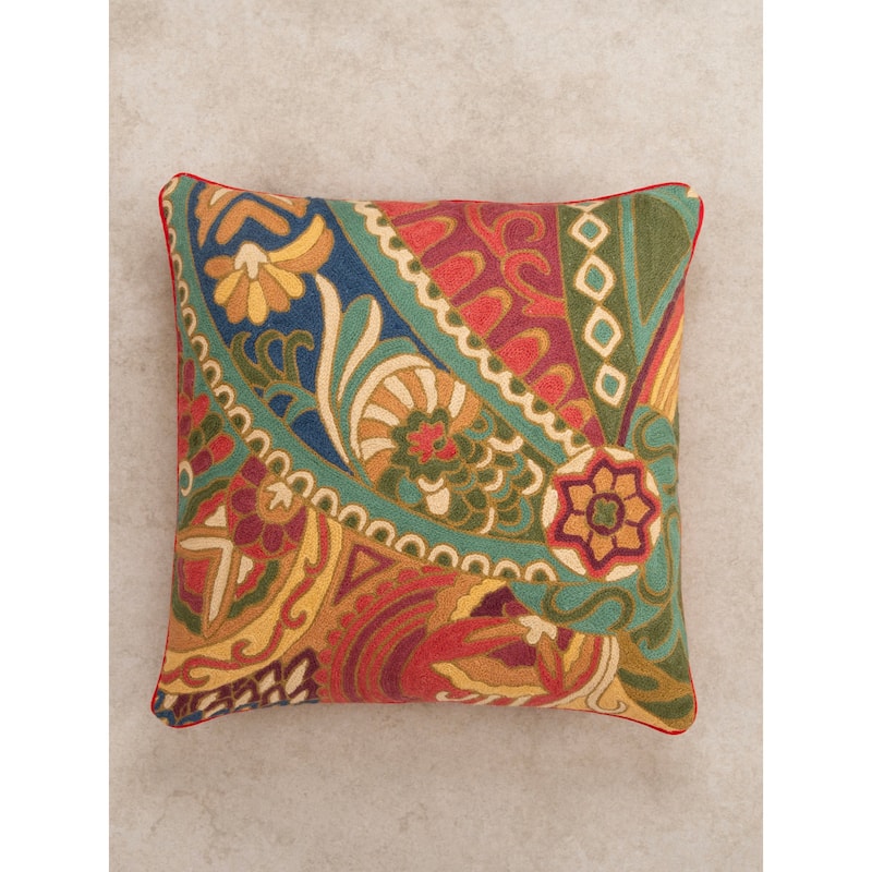 Sofia Throw Pillow Cover, 20"x20"