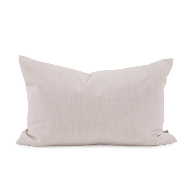 Allan Andrews Indoor/Outdoor 14" x 22" Rectangular Accent Pillow with Cover, Seascape Collection - Sand