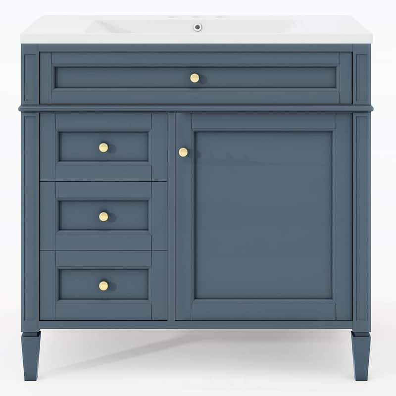 36'' Bathroom Vanity with Top Sink