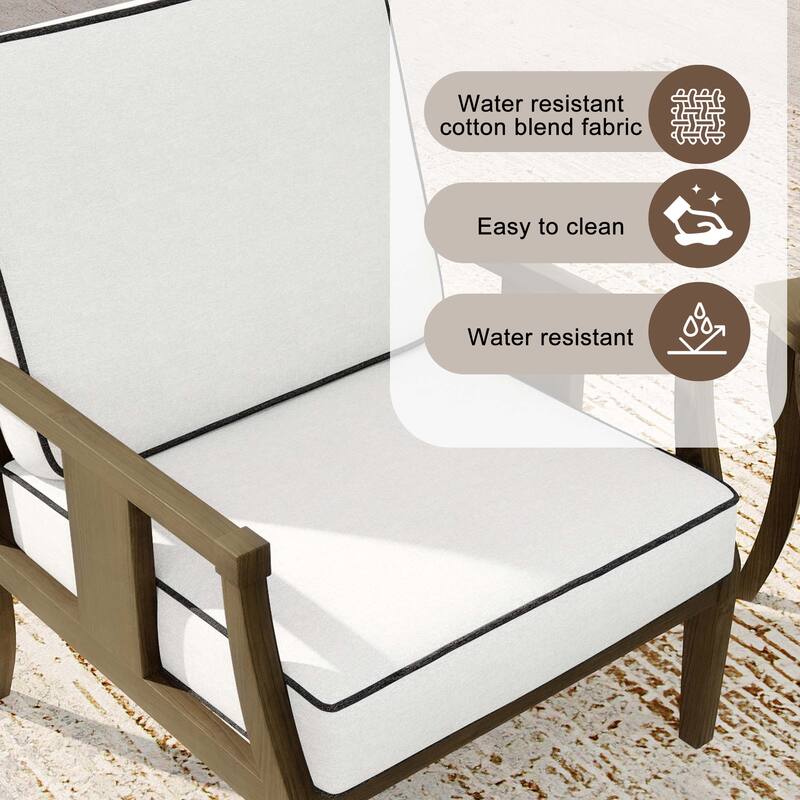 Patio Conversation Sets with Side Table(Set of 6)
