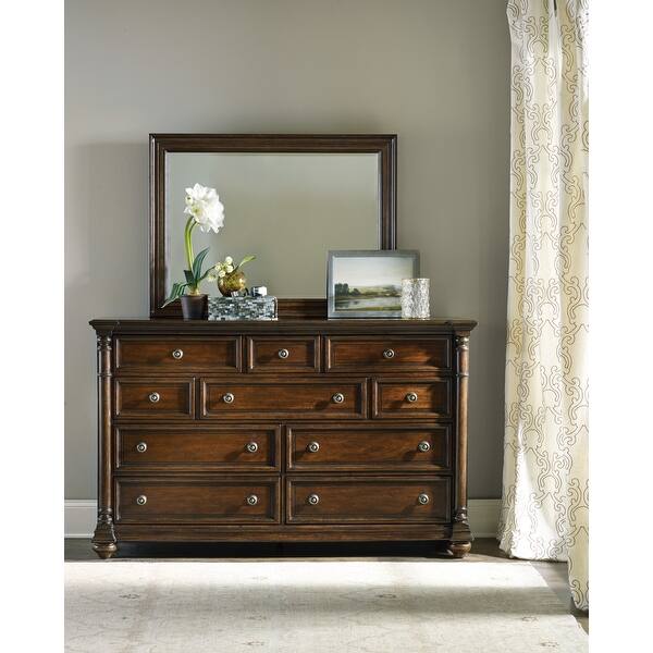 Hooker Furniture 5381 90008 46 1 2 X 34 1 4 Rectangular Framed Rich Traditional Mahogany Overstock 18831309