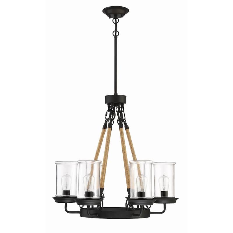 Craftmade Homestead 6 Light 27" Wide Outdoor Chandelier